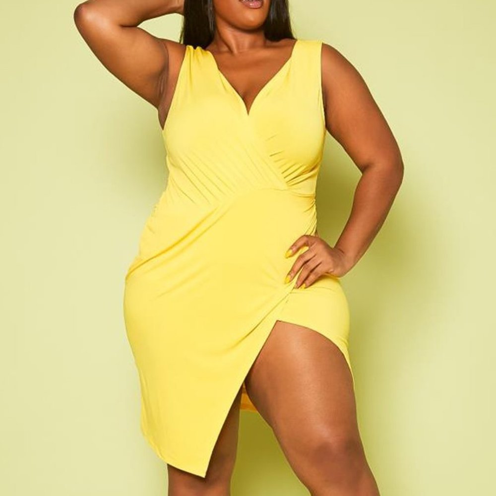 NWT Plus Size Mini With Asymmetrical Hemline - Sizes 1x - 3x